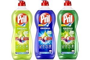 Pril Original Geschirrspülmittel Probier Set, mit 3 Sorten (3 x 675 ml)