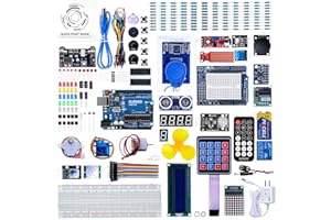 ELEGOO UNO R3 Project Kit de démarrage le plus complet avec tutoriel compatible avec Arduino IDE (63 articles)