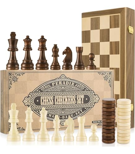 StonKraft Set Di Scacchi In Pelle Arrotolabile - Grigio - 19x15 Pollici - Pezzi In Legno - Ideale Per Viaggi E Tornei