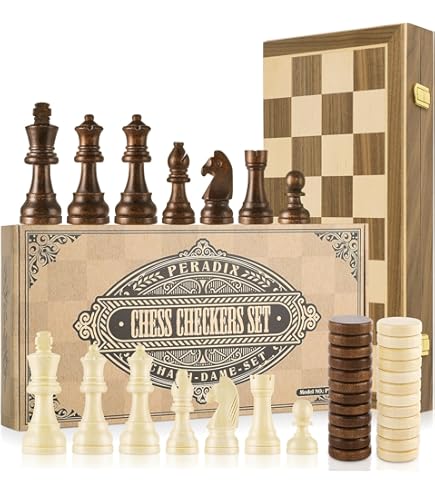 StonKraft Set Di Scacchi In Pelle Arrotolabile - Grigio - 19x15 Pollici - Pezzi In Legno - Ideale Per Viaggi E Tornei