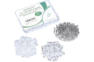 Pzsmocn 200 Piezas JST VH SMT 3,96 mm Paso 2 Pines Carcasa y Conector Adaptador Macho/Hembra Macho. 50 Juegos 3,96 mm VH 2 Pin Adaptador Conector Shell Socket Terminal, Pin Hembra Crimp Pin Kit.