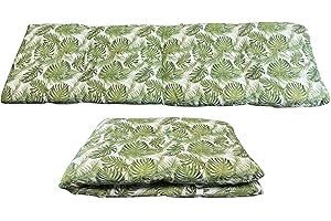 VIGIVISION Cojín Tumbona. Colchóneta para Tumbona Medidas 180x55X8cm. Hoja Verde