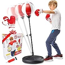 Bokszak voor kinderen, 160 cm, met bokshandschoenen