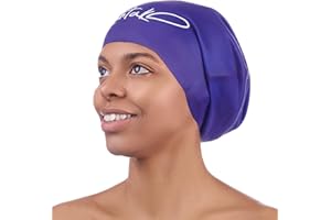 ‎LAHTAK Lahtak Czepek pływacki, wodoszczelny, do długich włosów, czepek pływacki męski, niebieski (Bluebonnet Blue), L