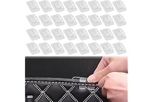 ANBOO 40 Stück Automatten Halter, Auto-Fußmatten Befestigungsaufkleber, Mehrzweck Automatten Befestigungsschnallen, Auto Fussmatten Befestigung Clips für Automatten, Autoteppich Fußmatten Halter