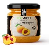 Drasanvi ECOSANA PEACH JAM WITH AGAVE SYRUP CERTIFIED BIO by - 60% FRUIT - VEGAN - GLUTEN FREE - 260g