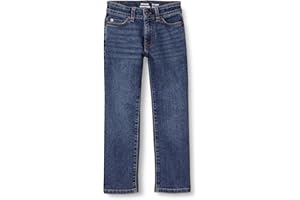 Amazon Essentials Jungen Gerade geschnittene Jeans in normaler Passform