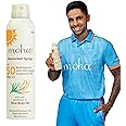 Moha: Moha Spf 50 Sunscreen Spray Uva+Uvb Protection Lightweight For All Skins, No White Cast, Broad Spectrum Pa +++ For Women & Men 170Gm Pack Of 1