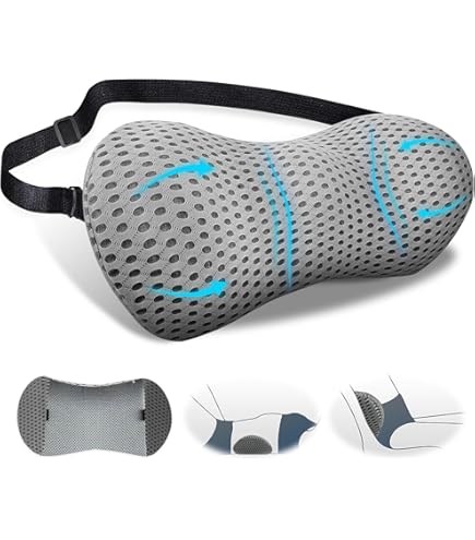 Lendenkissen Mit Memory-Schaum - Ergonomische Rückenstütze Für Büro, Auto & Zuhause