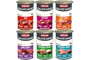 Animonda Grancarno Grancarno Adult Karma dla Psów, Mix Smaków, 6 x 400 g