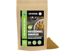 ‎ALPI NATURE Alpi Nature Kreuzkümmel gemahlen BIO 250g, Kreuzkümmelsamen bio, Kreuzkümmel Pulver zum Kochen