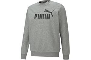 PUMA ESS Big Logo Crew FL Sudadera Hombre