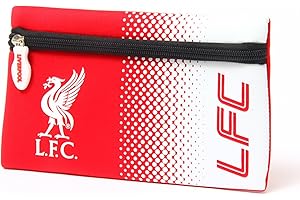 Liverpool FC - Estuche Plano Oficial de Liverpool FC con Escudo (Talla Única) (Rojo/Blanco)