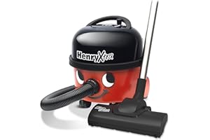Henry Xtra Bagged Cylinder Vacuum, 9 Litre, 620 Watt, Red