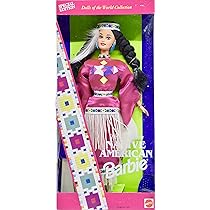 1993 Barbie - NATIVE AMERICAN - Seconde édition - Poupée du Monde