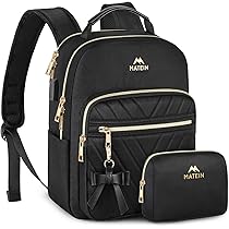 BONFORTURE Damen Rucksack Klein - Veganes Leder Cityrucksack Wasserdicht
