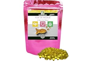 NAKURU | Foie de Morue | Gamme Équilibre | Fabriqué en France | "Le Secret des Vikings !" | (90 Capsules de 700mg / Poids Net: 63g)
