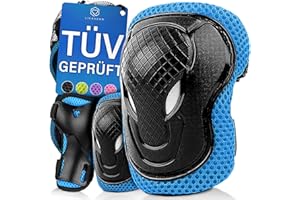 Protection Roller Enfant Fille [Robuste et sûr] pour Le Roller agressif Protection Genoux Coudes Enfants Protection Skateboard Enfant Genouillère Enfant Protection trotinette Protection Enfant Velo