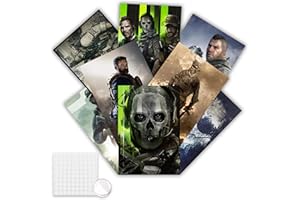 GTOTd Call of Duty Wall Poster 8-Pack 11.5" x 16.5",Game Merch Party Unframed Version HD Printing Poster for Living Room Bedroom Club Wall Art Decor