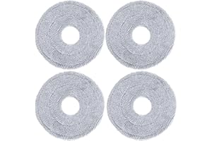 DianSung Paño de fregona para Xiaomi X20, para Dreame L10s Pro Ultra Heat, X40 ultra complete, L10s Pro Gen 2,L20 Ultra, L10s Ultra, L10s Plus, L10 Prime, X30 Ultra,X30 Pro Plus, X30 Pro Ultra -4pcs