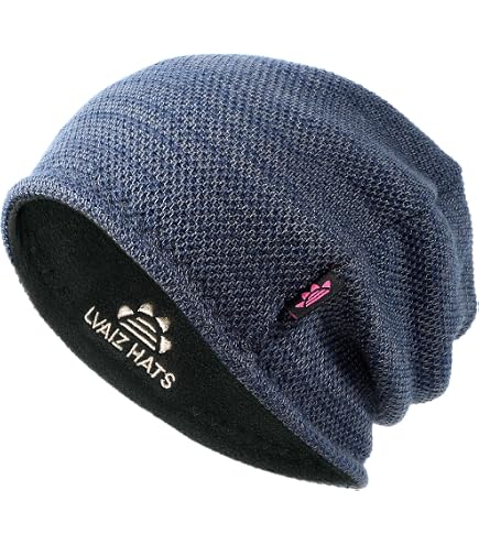 Bonnet D'hiver En Laine Et Acrylique Doublé Satin - Taille Unique 53-59 Cm, Unisexe, Confortable