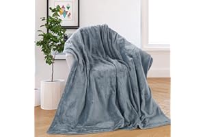 Duerer Coperta Termica, Coperta Elettrica, 130x180cm Coperta in Pile di Flanella, Coperta Calda Morbida e Confortevole Perfetta per il Divano, può Essere Chiusura Automatico, Lavabile in Lavatrice