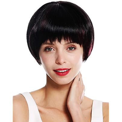 WIG ME UP - 69020-P103 Parrucca Donna Carnevale Nero Rigorosa Crocchia Governante Ballerina Nonna Zia Delle Fiabe - Foto 12