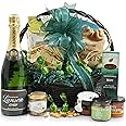 Lanson Champagne & Gourmet Food Hamper Gift Basket - for Birthday, Anniversary, Christmas Hamper & Corporate Gift