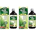 Dabur Aloe Vera Juice Ayurvedic Health Juice For Immunity Boosting - 1 L (Pack of 2)