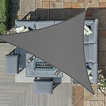 Vela Ombreggiante Triangolare WOLTU 2,5x2,5x3,5 M | Protezione UV E Traspirante - Per Giardino E Terrazzo - Foto 5