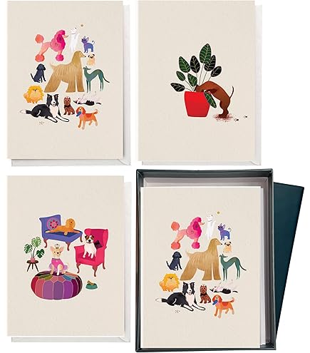 Pack Of 6 Notecards - Flowers And Ladybirds - Artistic Garden Design By - View #7