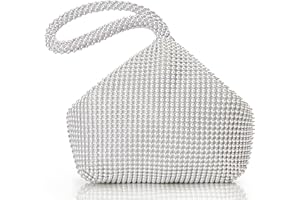 BABEYOND Bolso De Mano Para Mujer De Los Anios 20 Con Diamantes De Imitación, Bolso De Noche, Fiesta, Elegante, De Graduación, Accesorios De Boda Para Novia