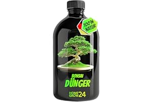 HOMEGROW24 Engrais pour Bonsaï, Engrais pour bonsaïs, 500 ml, complexe de substances vitales avec des micro-organismes efficaces et du charbon organique pour plantes, 100% naturel