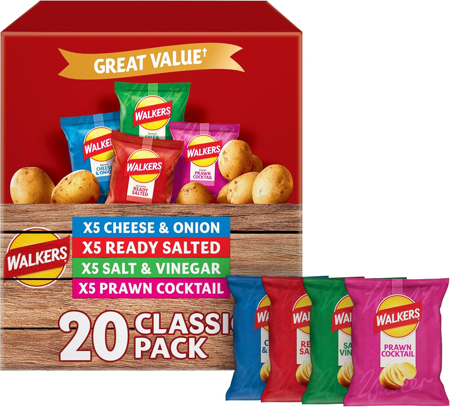 Avantages, Atouts et Limites du Walkers Classic Variety Multipack Crisps Box