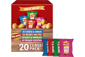 Walkers Classic Variety Multipack Crisps Box 20x25 g
