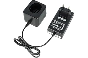 vhbw Chargeur d'alimentation câble de Chargement 220V pour Batterie d'outil Black & Decker A9252, A9266, A9275, PS130, PS130A