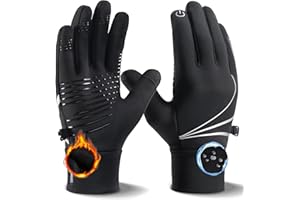 TIBISI Gloves for Men Women Winter Thermal Cycling gloves Windproof Touchscreen Anti-slip Outdoor Bicycle Biking Running Gloves