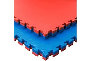 JOWY Pack Esterilla Goma Espuma Estructura Tatami Puzzle Ideal Artes Marciales, Judo, MMA, Jiujitsu, Hapkido, Suelo Tatami Japonés | Grosor: 4cm