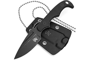 Wolfgangs CITO Neck Knife Messer - inklusive Kydex Scheide und Kugel Halskette zum umhängen - Mini Survival Outdoor Messer für jeglichen Gebrauch