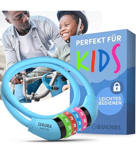 Câble Antivol à Code – Mini Cadenas Pour Vélo Enfant, Trottinette électrique, Casque Et Bagages – Antivol Léger à Câble Rétractable Pour E-scooter, Vélo Et Roller Avec Combinaison Chiffrée