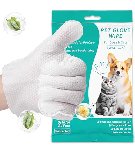 Pulizia Divano Auto Guanti Elettrostatici Anti-Pelo Per Cani E Gatti - Rimuovi Peli Da Divano, Auto E Vestiti, Riutilizzabili Spazzola Gatto - 5