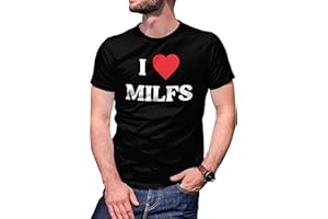B&S Boutique I Love Milfs T-Shirt Maglietta per Uomo