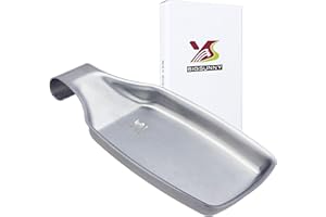 MSY BIGSUNNY Spoon Rests for Kitchen, Durable Brushed Stainless Steel 18/8