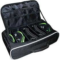 Bike It Motocross MX Goggle Bag & Accessory Case Black Stores 5 Sets Of Goggles Sports & Outdoors