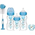 Dr. Brown's Natural Flow Options+ Anti-Colic Baby Bottle Gift Set, Blue