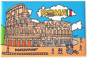 DONSOUVENIR Roma CALAMITA da FRIGO. Modello: Colosseo di Roma