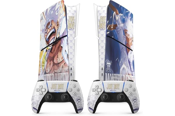 Sticker pour Console Gear 5, Autocollant Play 5 Manga, Console et Manette, Edition Slim Digital, Skin Gear 5 Play 5 (2 Manettes)