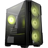 MSI MAG FORGE M120R AIRFLOW TEMPERLİ CAM 3X120MM 1X120MM ARGB FAN MATX GAMİNG BİLGİSAYAR KASASI