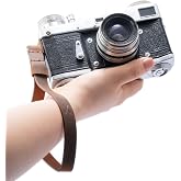 minimal X design Hakiki Deri Kamera Bilekliği, Sağlam ve Dayanıklı Kamera Bilekliği, T&uuml;m modeller ile Uyumlu, Canon Nikon Son