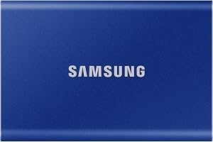T7 Portable SSD - - USB 3.2 Gen.2 External SSD Indigo Blue (MU-PC1T0H/WW)